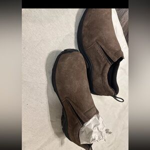 Merrell Jungle Moc Nubuck Waterproof Slip On Casual Shoe Brown Men 12W, NEW!